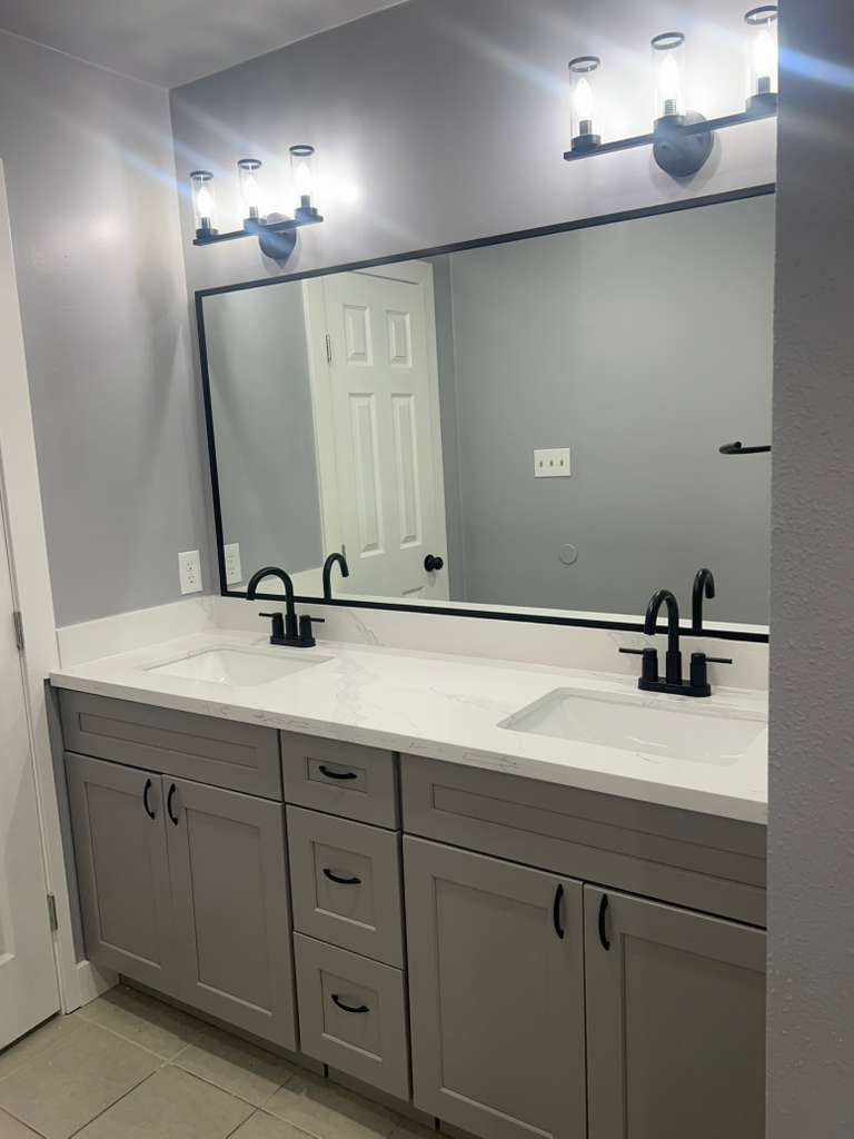 Remodeled bathroom