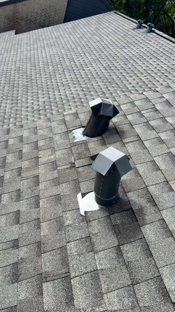 Roof vent flashing repair